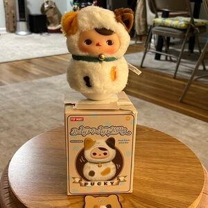 Popmart Roly Poly Kitty Vinyl Plush Blind Box Opened - Calico Pucky (Brand New)